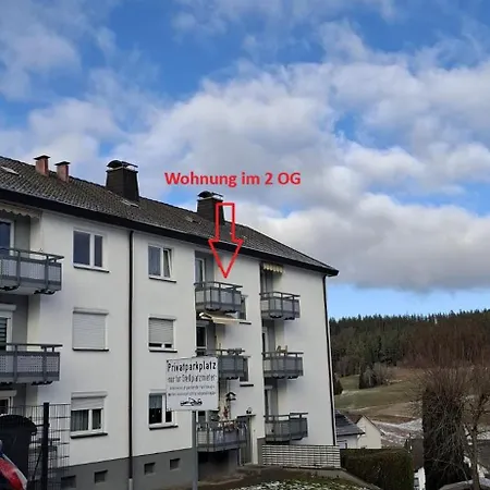 Blackjulie Im Schwarzwald Mit Balkon Und Parkplatz Ruhig Lejlighed Sankt Georgen im Schwarzwald